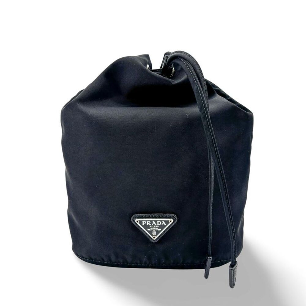 Prada Re-Nylon Bucket Pouch Black